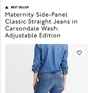 Madewell Maternity Jeans NWT!!